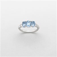 Anello Giorgio Visconti Donna in Oro bianco Acquamarina 1.75 Ct AB16974BA - AB16974BA